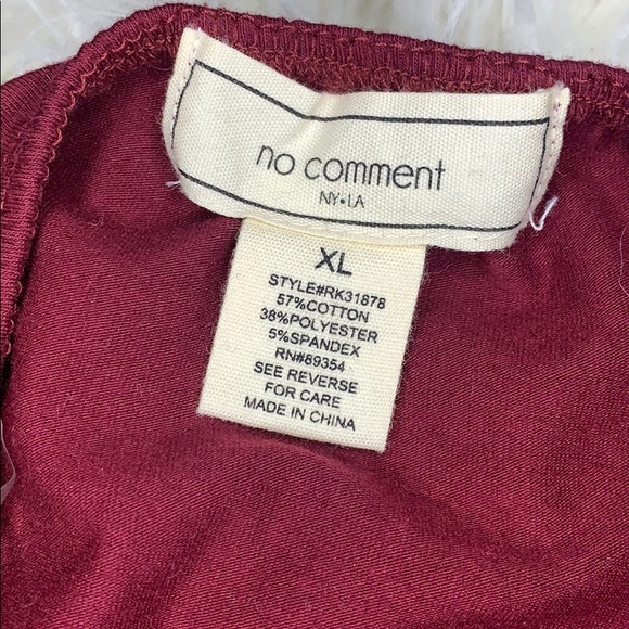 Maroon halter body suit - Picture 5 of 5